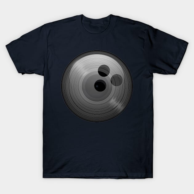 Bowling Music Vinyl Record LP T-Shirt by HappyGiftArt